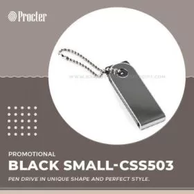 Black Small USB Pendrive Shell CSS503