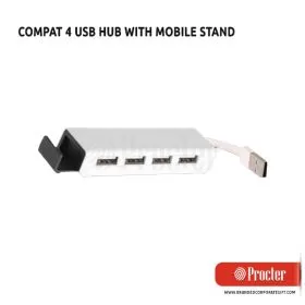COMPACT 4 USB Hub With Mobile Stand C39