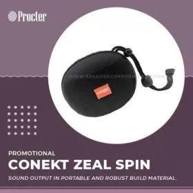 Conekt Green Zeal Spin Bluetooth Speaker