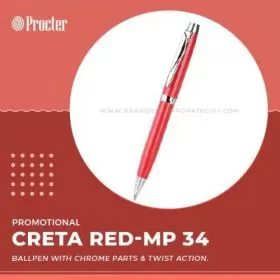 Creta Red Metal Ballpen MP 34