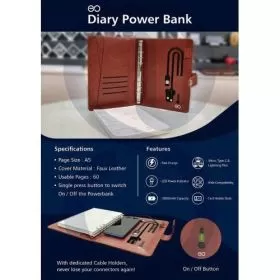 Diary power bank