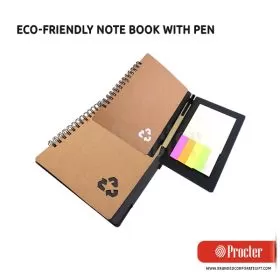 ECO Notebook With Pen And Sticky Pads B50 