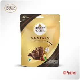 Ferrero Rocher Moments 8 pralines Chocolate Pcs 46.4 gm