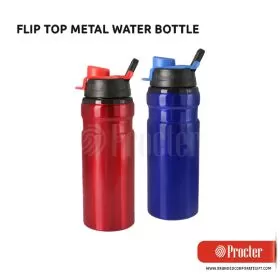 FLIP TOP Metal Water Bottle H193