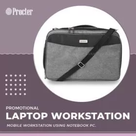 Innovative Killer Personal Laptop Workstation- Grey KL-WORK STN BG-01