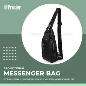 Killer Black Cross messenger bag with USB Port KL-INST-SL1802