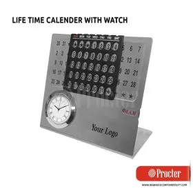 Life Time Calender With Watch And Month Display H130