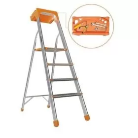 Lifelong Foldable 4 Step Aluminium Ladder 