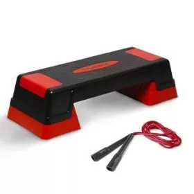 Lifelong LLAS02 Step Platform Aerobic Stepper Bench with Screw-Free Design Skipping Rope