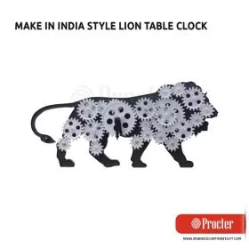 MAKE IN INDIA Lion Table Clock A111 