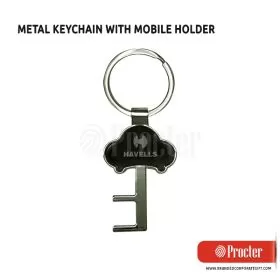 Metal keychain With Mobile Holder H516