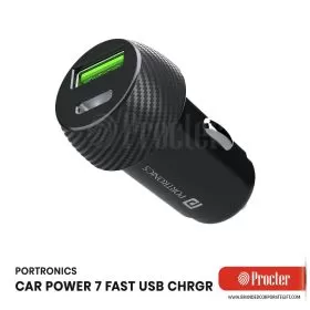 Portronics CAR POWER 7 20W Fast Usb Charging With Dual Output