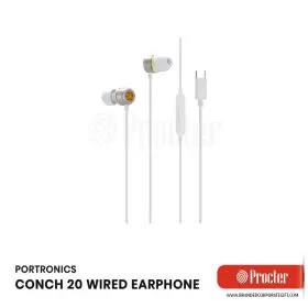 Portronics CONCH 20 in-Ear Wired Earphone