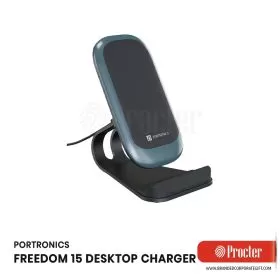 Portronics FREEDOM 15 Desktop Wireless Charger 
