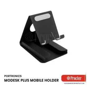 Portronics MODESK PLUS Universal Mobile Phone Stand with Card Holder