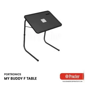 Portronics MY BUDDY F Multipurpose Movable & Adjustable Laptop Table