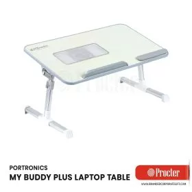 Portronics MY BUDDY PLUS Adjustable Laptop Cooling Table