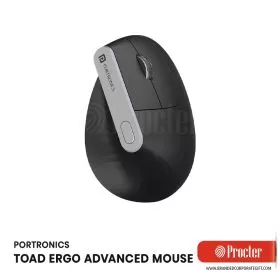 Portronics TOAD ERGO Vertical Advanced Wireless Ergonomic Mouse