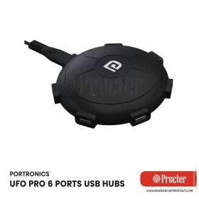 Portronics UFO PRO Home Charger 6 Ports Charging Station 
