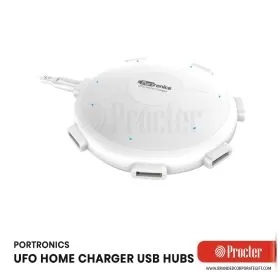 Portronics UFO USB Home Charger 6 Ports 8A Charging Station