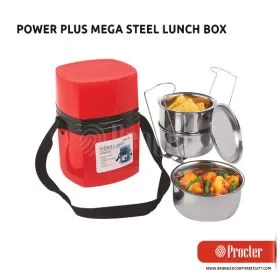 Power Plus MEGA Steel Lunch Box H225