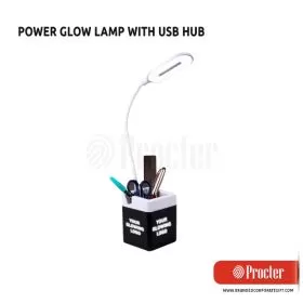 POWERGLOW Table Lamp With USB Hub C160