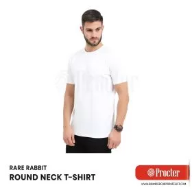Rare Rabbit ROUND NECK T-Shirt White