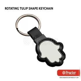 ROTATING Tulip Shape Keychain J98 