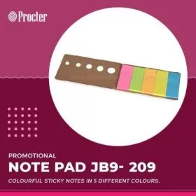 Sticky Note Pad 5 colour JB9- 209