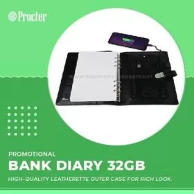 Stylish Power bank Diary DPBUxx5000mAh-32GB