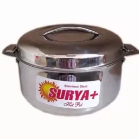 Surya Stainless steel hot pot casserol 5000 ml Casserole  FG-THF-FTK-0144