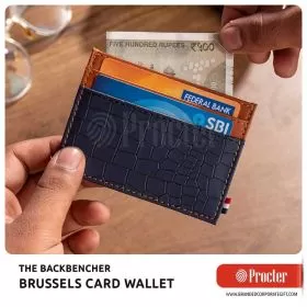 The Backbencher Brussels Card Wallet
