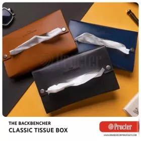 The Backbencher Classic Tissue Box