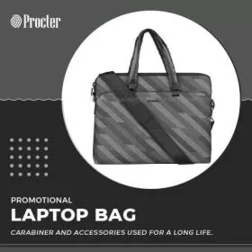 Trendy Black & Grey Killer Laptop Bag KL-lNST-LP 1807