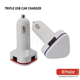 TRIPLE USB Car Charger C25 