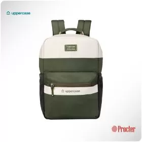 Uppercase Vegan Leather Laptop Backpack