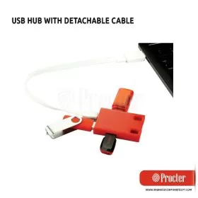 USB Hub With Detachable Cable C101 