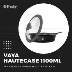 VAYA HAUTECASE 1100ml WITH GLASS LID & STACK LID