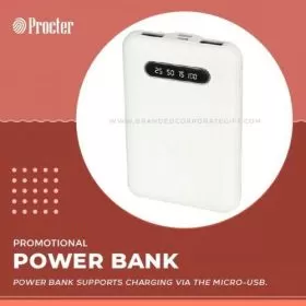 White Mini 5+ 5000mAh Power bank
