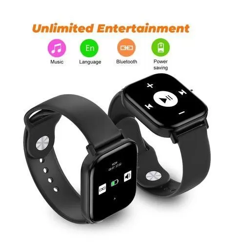 Conekt Black Stylish Smart Watch in bulk for corporate | Promotional Smart Watches wholesale distributor & supplier in India