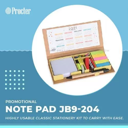 Eco-friendly Stationery Kit With Sticky Note Pad JB9- 204