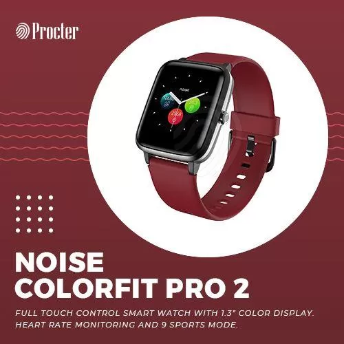 Noise Colorfit Pro 2 Full Touch Control Smart Watch (Mist Grey) -  think'n'buy-saigonsouth.com.vn