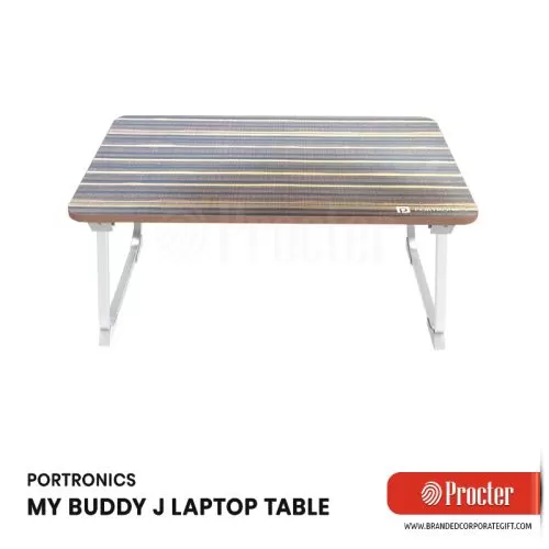 Portronics wood portable laptop table discount
