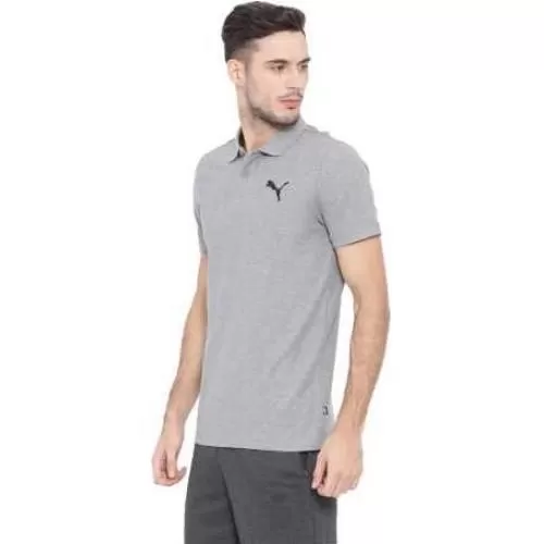 Med venlig hilsen fedt nok Grusom Puma ESN Polo T-Shirt Grey in bulk for corporate gifting | Puma Collar Neck  T-shirt wholesale distributor & supplier in Mumbai India