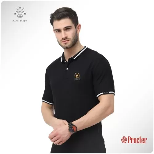 Rare Rabbit Polo Tee With Tipping T-Shirt