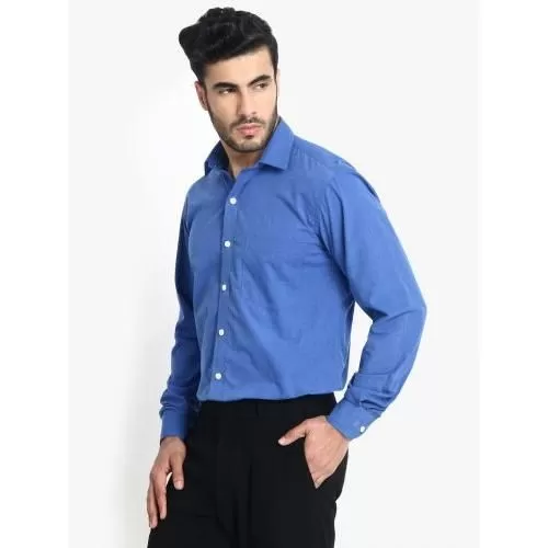 Swiss Military SH1(Royal blue) - Carbone fil A fil Shirt