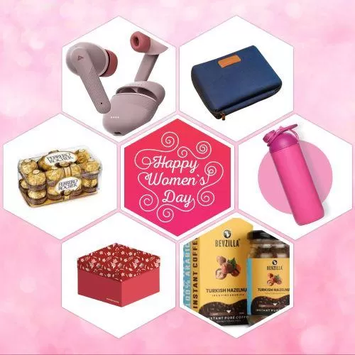 Gift Ideas for Women's Day Celebration in Office Including Temperature  Water Bottle, Ceramic Mug | Women's Day Corporate Gifts | Women's Day Gift  for