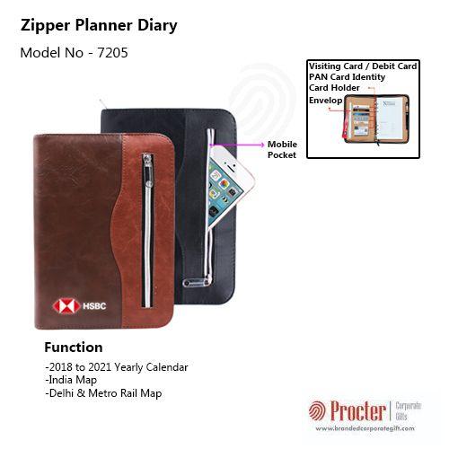 Zipper Planner Diary H-1055