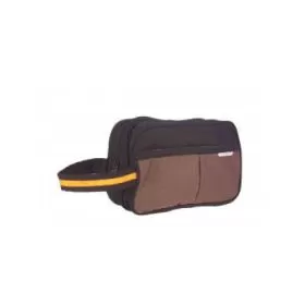 Harissons Brown Polyester Travel Pouch